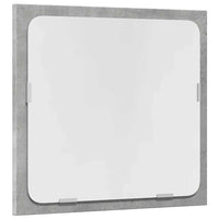 Set Mobili da Bagno 2 pz Grigio Cemento in Legno Multistrato