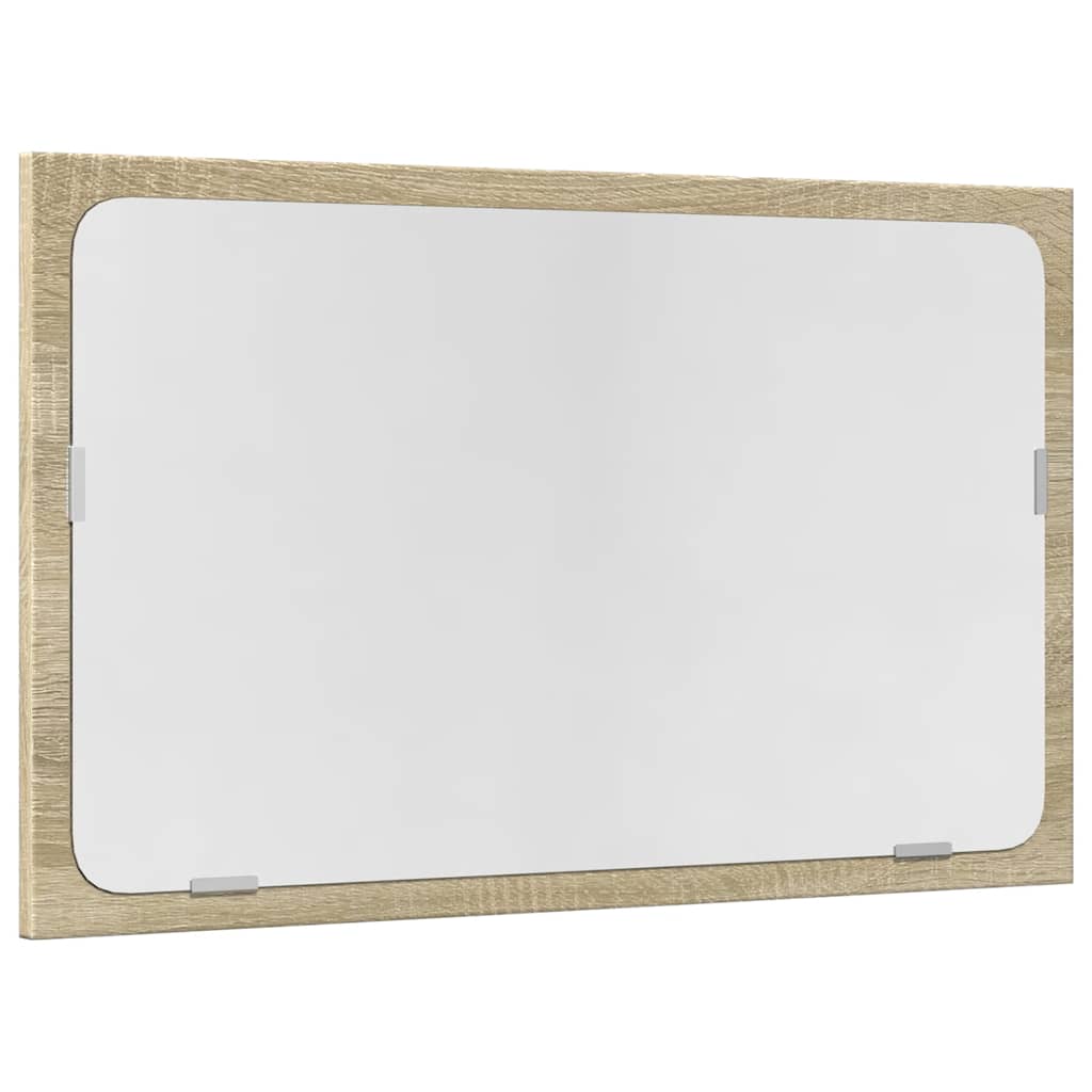 vidaXL Set Mobili da Bagno 2 pz Rovere Sonoma in Legno Multistrato