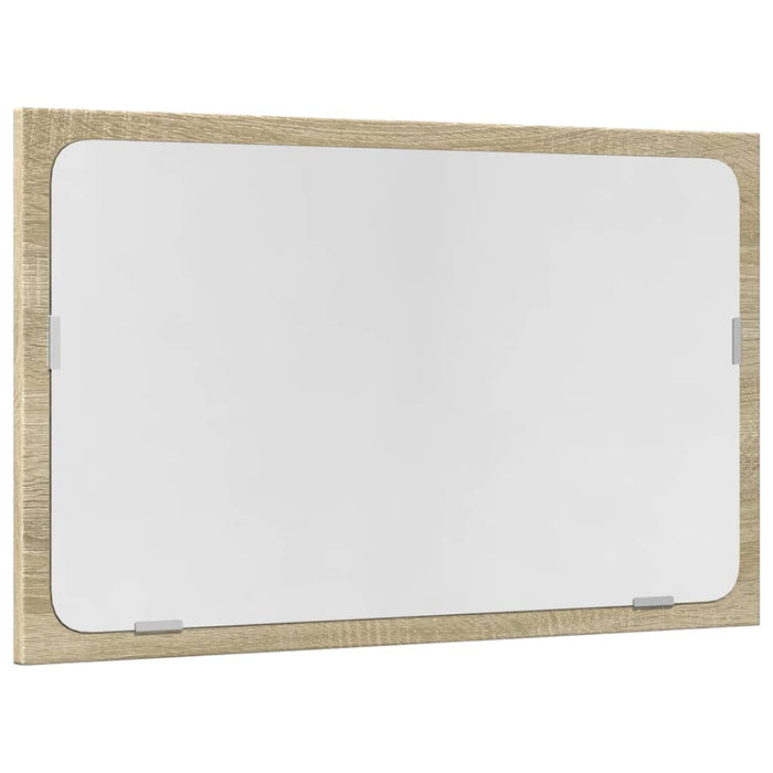 vidaXL Set Mobili da Bagno 2 pz Rovere Sonoma in Legno Multistrato