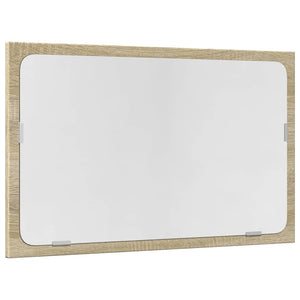 Set Mobili da Bagno 2 pz Rovere Sonoma in Legno Multistrato 856372