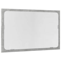 Set Mobili da Bagno 2 pz Grigio Cemento in Legno Multistrato 856373