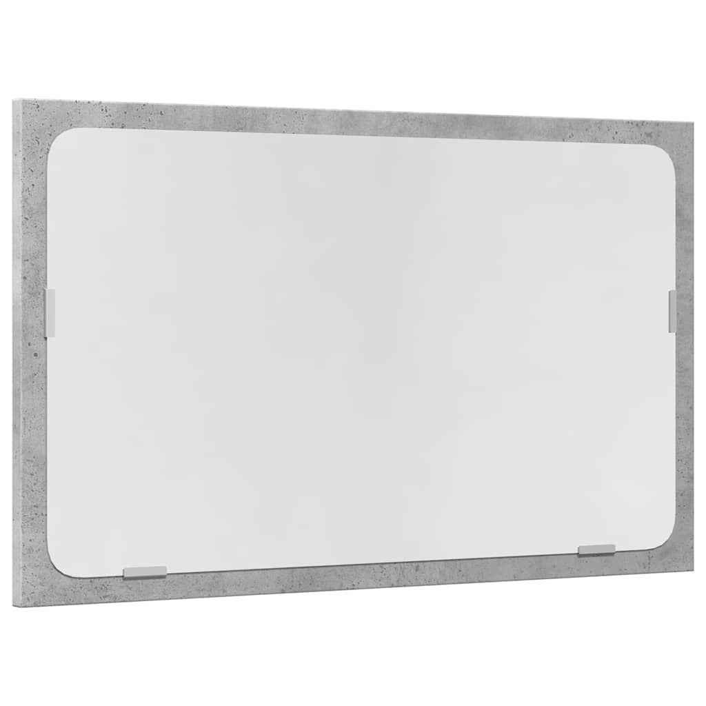 vidaXL Set Mobili da Bagno 2 pz Grigio Cemento in Legno Multistrato