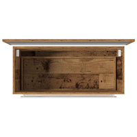 Set Mobili da Bagno 2 pz Legno Antico in Legno Multistrato 856388