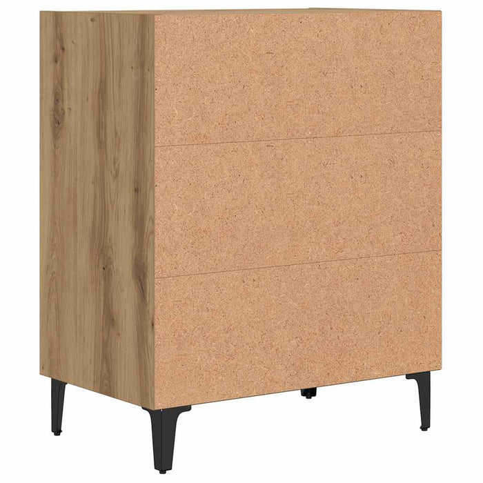 vidaXL Credenza Rovere Artigianale 57x35x70 cm in Truciolato