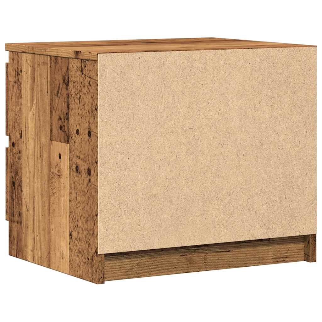 vidaXL Comodino Legno Antico 50x40x43.5 cm in Legno Multistrato
