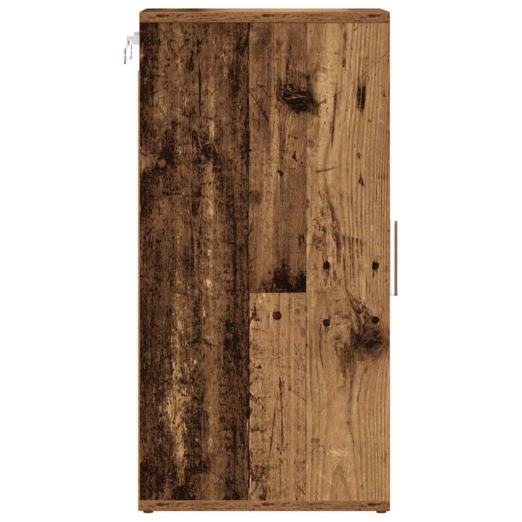 Scarpiera Legno Antico 32x35x70 cm in Legno Multistrato 856704