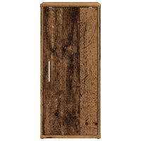 vidaXL Scarpiere 2 pz Legno Antico 32x35x70 cm in Legno Multistrato