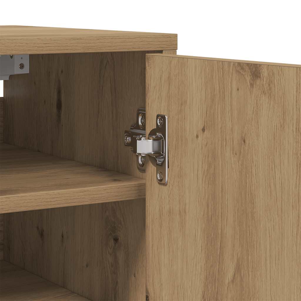 Scarpiera Rovere Artigianale 32x35x70 cm in Legno Multistrato 856706