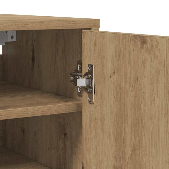 Scarpiera Rovere Artigianale 32x35x70 cm in Legno Multistrato 856706