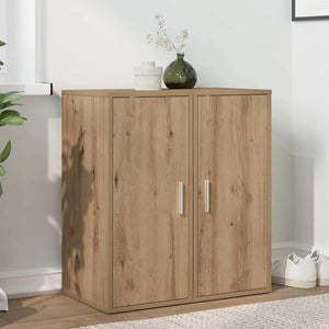 Scarpiere 2 pz Rovere Artigianale 32x35x70 cm in Truciolato 856707