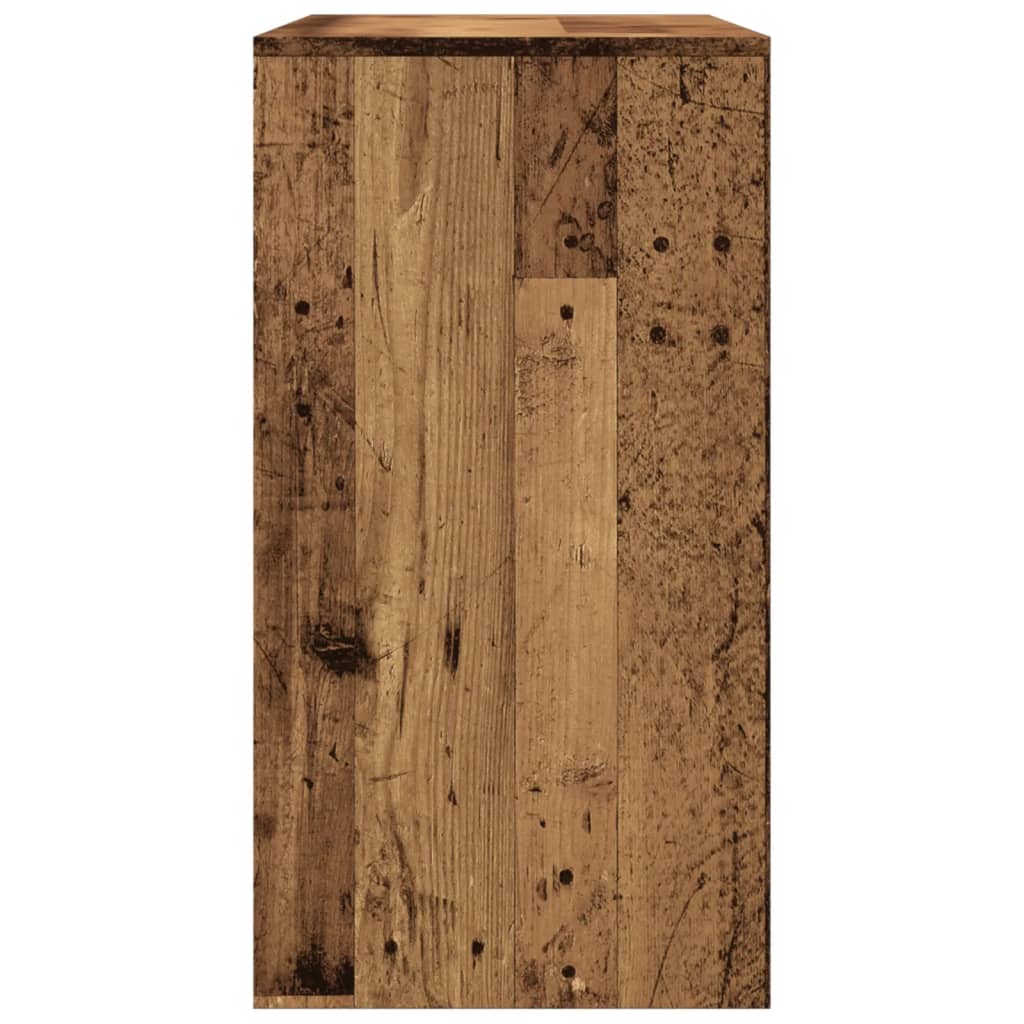 Tavolino Consolle Legno Vecchio 89x41x76,5 cm in Truciolato 856774