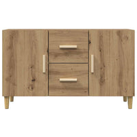 Credenza-Buffet-Armadio da cucina Rovere Artigianale 100x36x60 cm in Legno Multistrato 348816