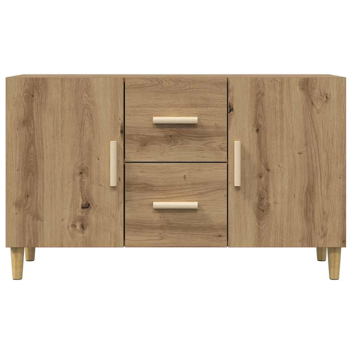 Credenza-Buffet-Armadio da cucina Rovere Artigianale 100x36x60 cm in Legno Multistrato 348816