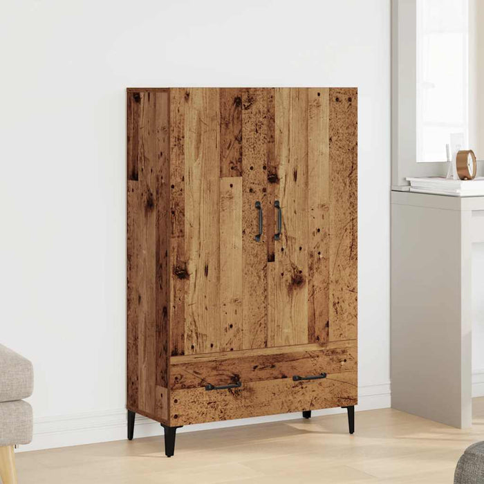 vidaXL Credenza Legno Antico 70x31x115 cm in Legno Multistrato