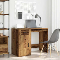 vidaXL Scrivania Legno Antico 100x49x75 cm in Legno Multistrato