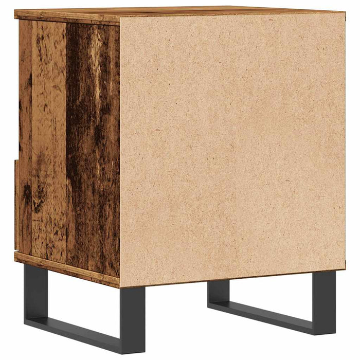 vidaXL Comodini 2pz Legno Antico 40x35x50 cm in Legno Multistrato