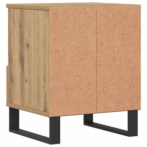 vidaXL Comodini 2pz Rovere Artigianale 40x35x50 cm Legno Multistrato