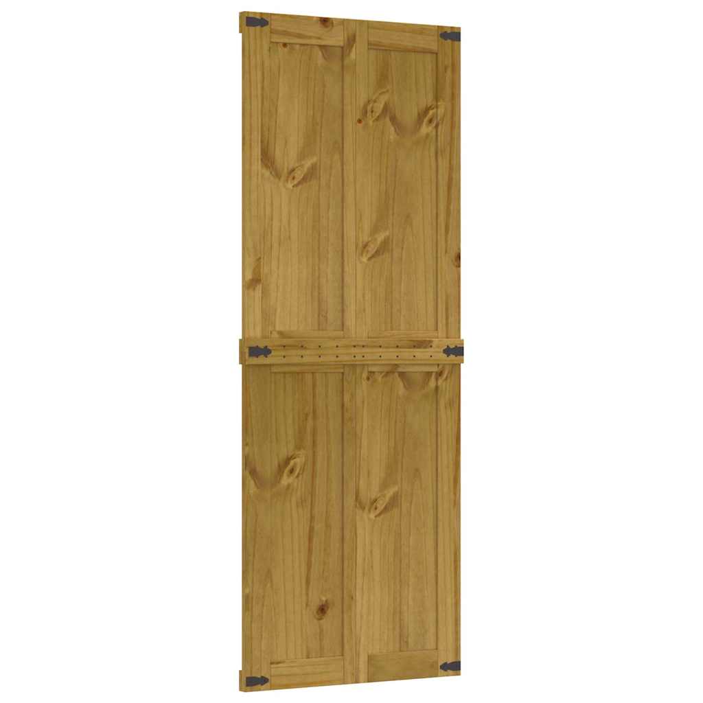 Porta per Granaio CORONA 80x210 cm in Legno Massello di Pino 4103416