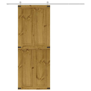 Porta per Granaio CORONA 80x210 cm in Legno Massello di Pino 4103416