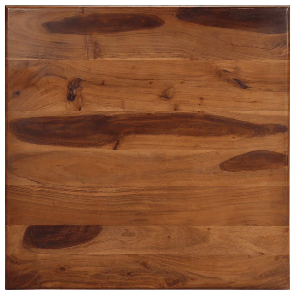 Tavolo da Pranzo 80x80x77 cm Legno Massello di Acacia