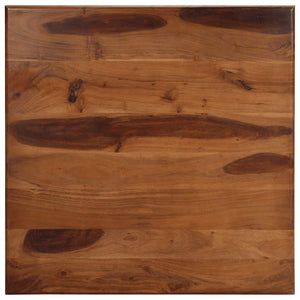 Tavolo da Pranzo 80x80x77 cm Legno Massello di Acacia
