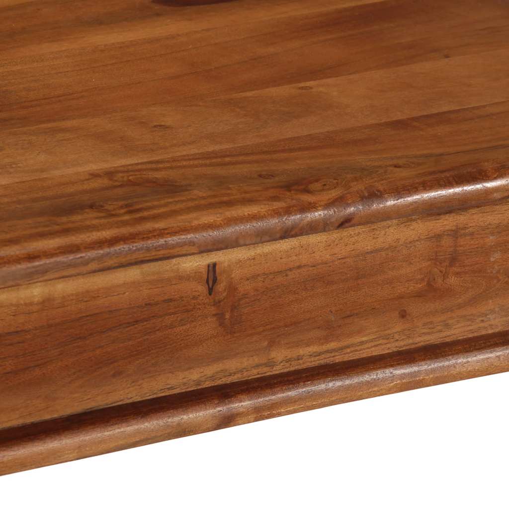 Tavolo da Pranzo 80x80x77 cm Legno Massello di Acacia