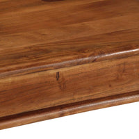 Tavolo da Pranzo 80x80x77 cm Legno Massello di Acacia