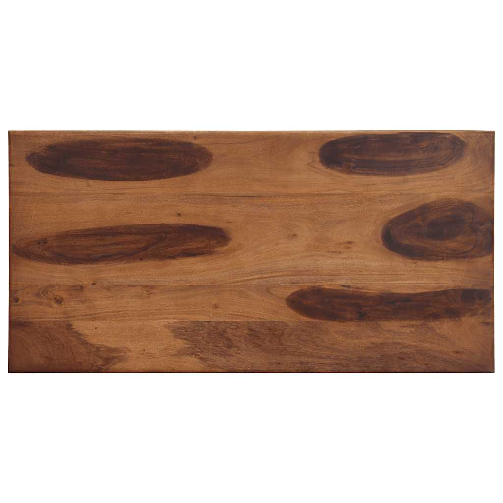 Tavolo da Pranzo 120x60x77 cm in Legno Massello di Acacia