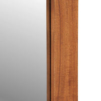 Specchio da Parete c/ Cassetti 60x33x90cm Legno Massello Acacia 4102372