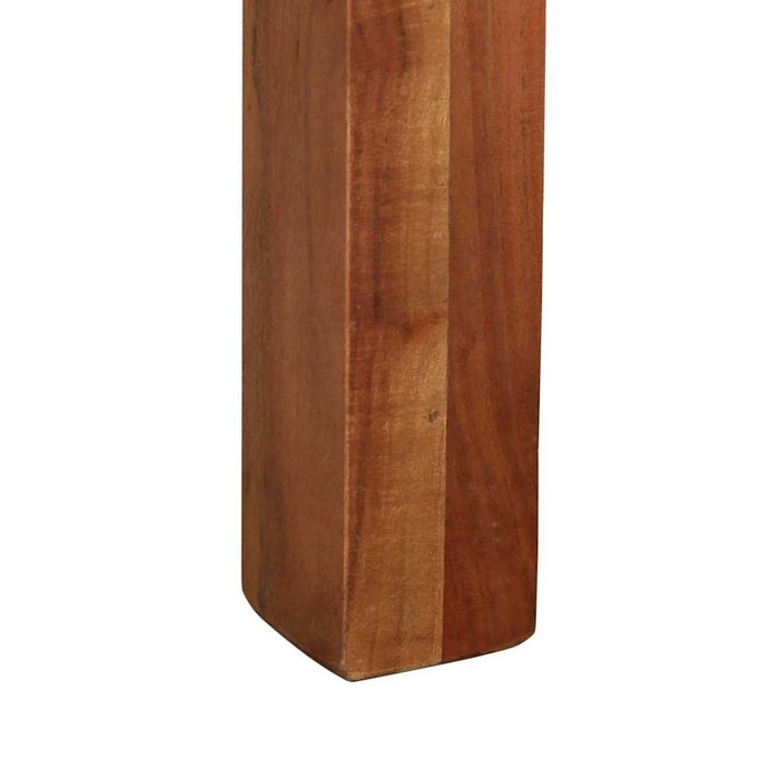 Tavolo da Pranzo 120x60x76 cm in Legno Massello di Acacia