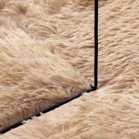 vidaXL Tappeto Shaggy a Pelo Lungo NAVARRA Beige 60x100 cm poliestere