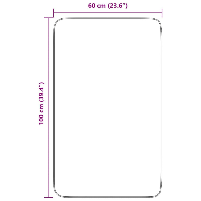 vidaXL Tappeto Shaggy a Pelo Lungo NAVARRA Beige 60x100 cm poliestere