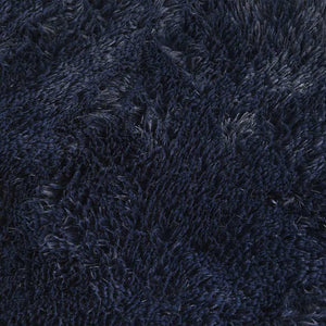 Tappeto Shaggy a Pelo Lungo NAVARRA Blu Marino 60x100 cm 4102811