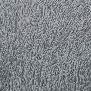 Tappeto Shaggy a Pelo Lungo NAVARRA Grigio Argento 60x100 cm 4102812