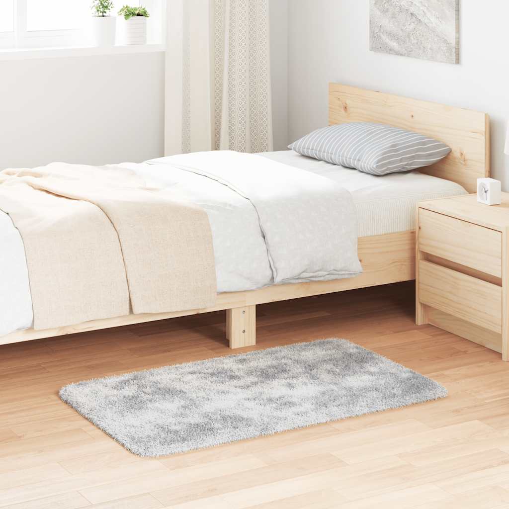 vidaXL Tappeto Shaggy a Pelo Lungo NAVARRA Grigio Argento 60x100 cm