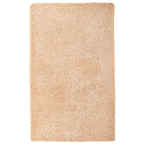 Tappeto Shaggy a Pelo Lungo NAVARRA Beige 80x150 cm poliestere 4102813