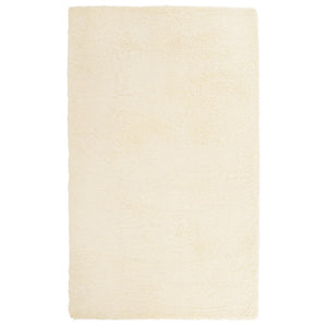Tappeto Shaggy a Pelo Lungo NAVARRA Crema 80x150 cm poliestere 4102815