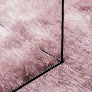 Tappeto Shaggy a Pelo Lungo NAVARRA Rosa Antico 80x150 cm