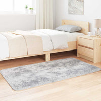 Tappeto Shaggy a Pelo Lungo NAVARRA Grigio Argento 80x150 cm