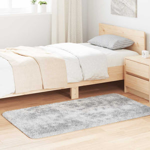 Tappeto Shaggy a Pelo Lungo NAVARRA Grigio Argento 80x150 cm