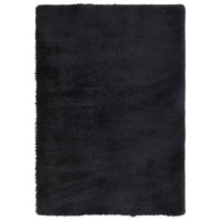 Tappeto Shaggy a Pelo Lungo NAVARRA Nero 120x170 cm poliestere