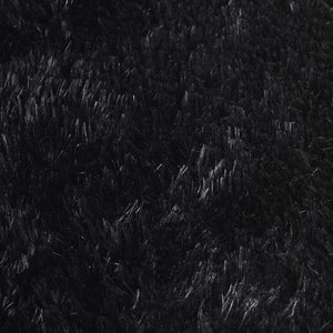 Tappeto Shaggy a Pelo Lungo NAVARRA Nero 120x170 cm poliestere