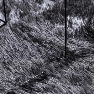 vidaXL Tappeto Shaggy a Pelo Lungo NAVARRA Grigio Scuro 120x170 cm