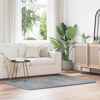 Tappeto Shaggy a Pelo Lungo NAVARRA Grigio Chiaro 120x170 cm 4102826