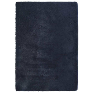 Tappeto Shaggy a Pelo Lungo NAVARRA Blu Marino 120x170 cm 4102827