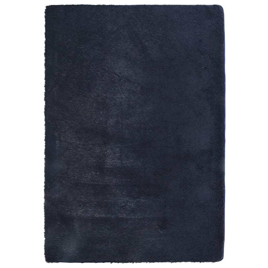 Tappeto Shaggy a Pelo Lungo NAVARRA Blu Marino 120x170 cm 4102827