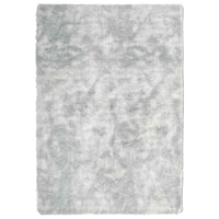 Tappeto Shaggy a Pelo Lungo NAVARRA Grigio Argento 120x170cm