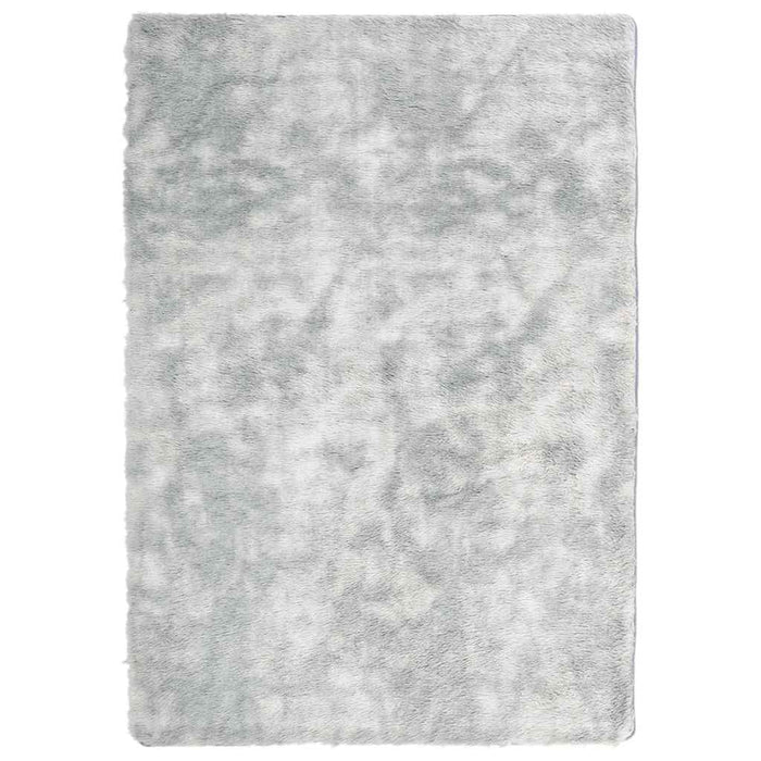 Tappeto Shaggy a Pelo Lungo NAVARRA Grigio Argento 120x170cm