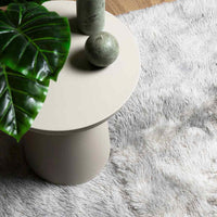 Tappeto Shaggy a Pelo Lungo NAVARRA Grigio Argento 120x170cm