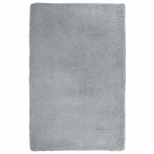 Tappeto Shaggy a Pelo Lungo NAVARRA Grigio Chiaro 130x200 cm 4102834